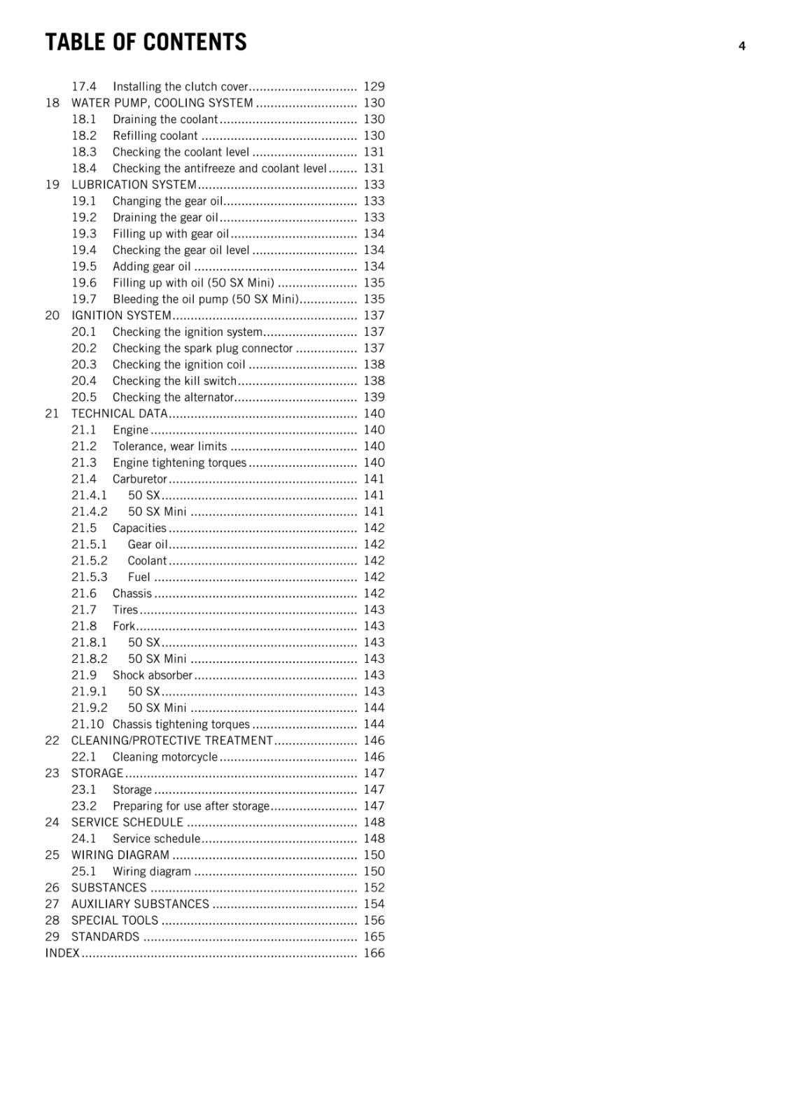 KTM 2013 - 50 SX MINI - WORKSHOP REPAIR SERVICE MANUAL