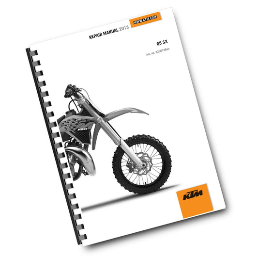 KTM 2013 - 65 SX - WORKSHOP REPAIR SERVICE MANUAL