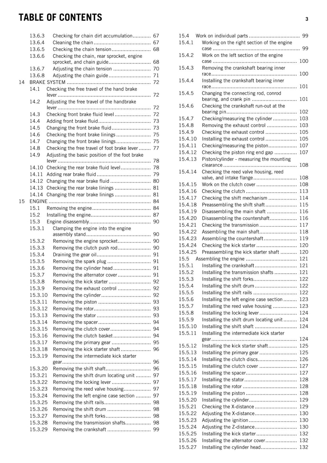 KTM 2013 - 85 SX 19/16 17/14 - WORKSHOP REPAIR SERVICE MANUAL
