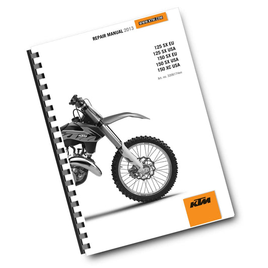 KTM 2013 - 125 150 SX XC - WORKSHOP REPAIR SERVICE MANUAL
