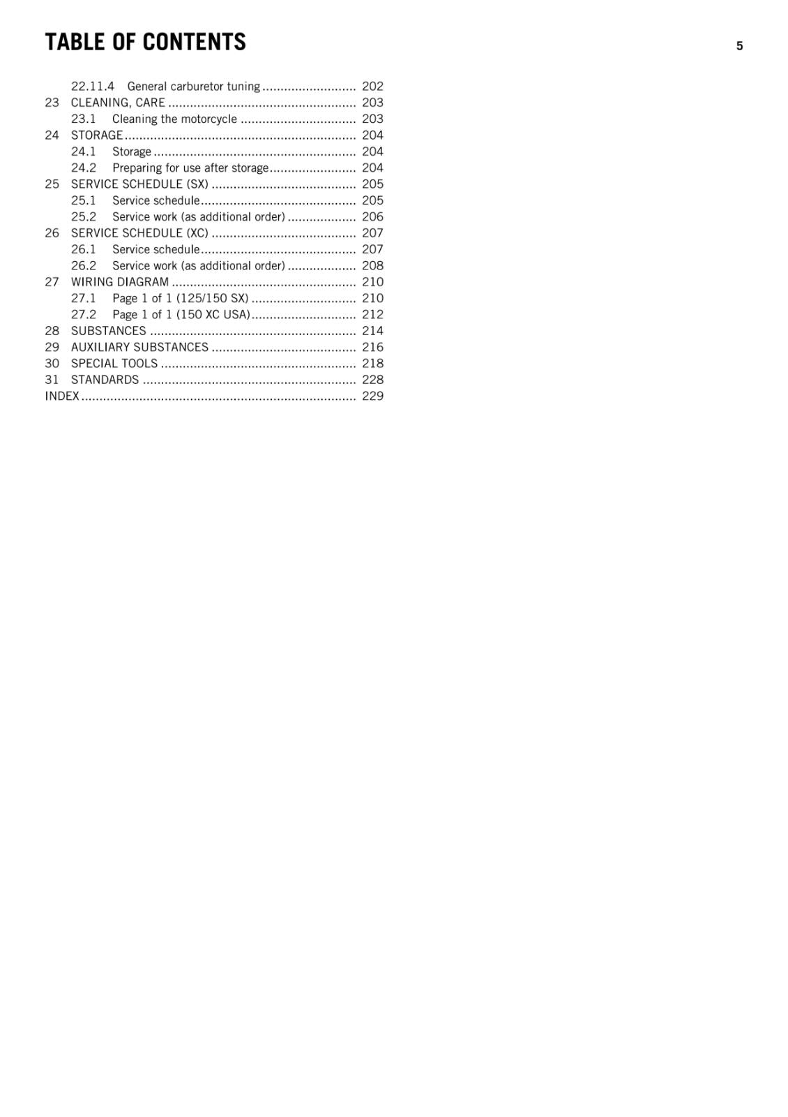 KTM 2013 - 125 150 SX XC - WORKSHOP REPAIR SERVICE MANUAL