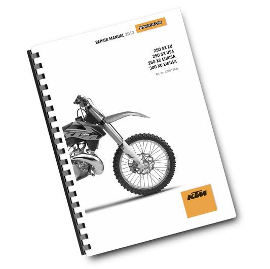 KTM 2013 - 250 300 SX XC - WORKSHOP REPAIR SERVICE MANUAL