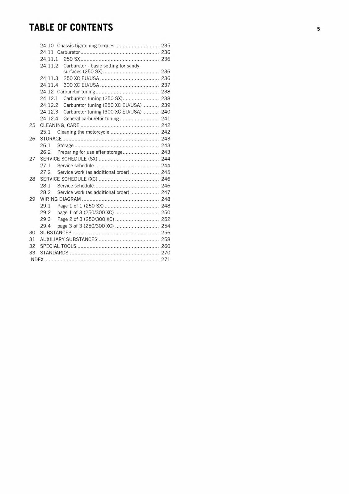 KTM 2013 - 250 300 SX XC - WORKSHOP REPAIR SERVICE MANUAL