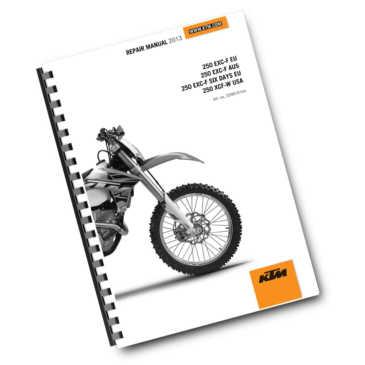 KTM 2013 - 250 EXC-F SIX DAYS XCF-W - WORKSHOP REPAIR SERVICE MANUAL