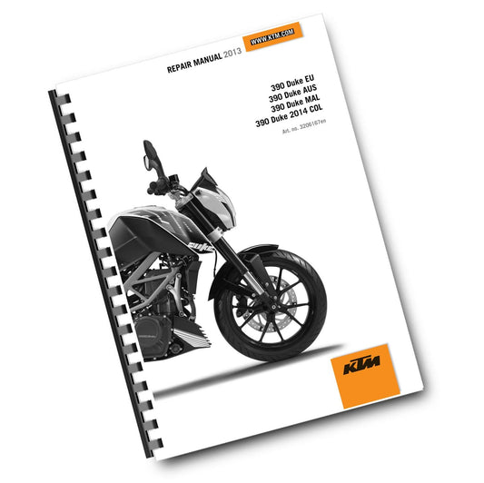 KTM 2013 - 390 DUKE - WORKSHOP REPAIR SERVICE MANUAL