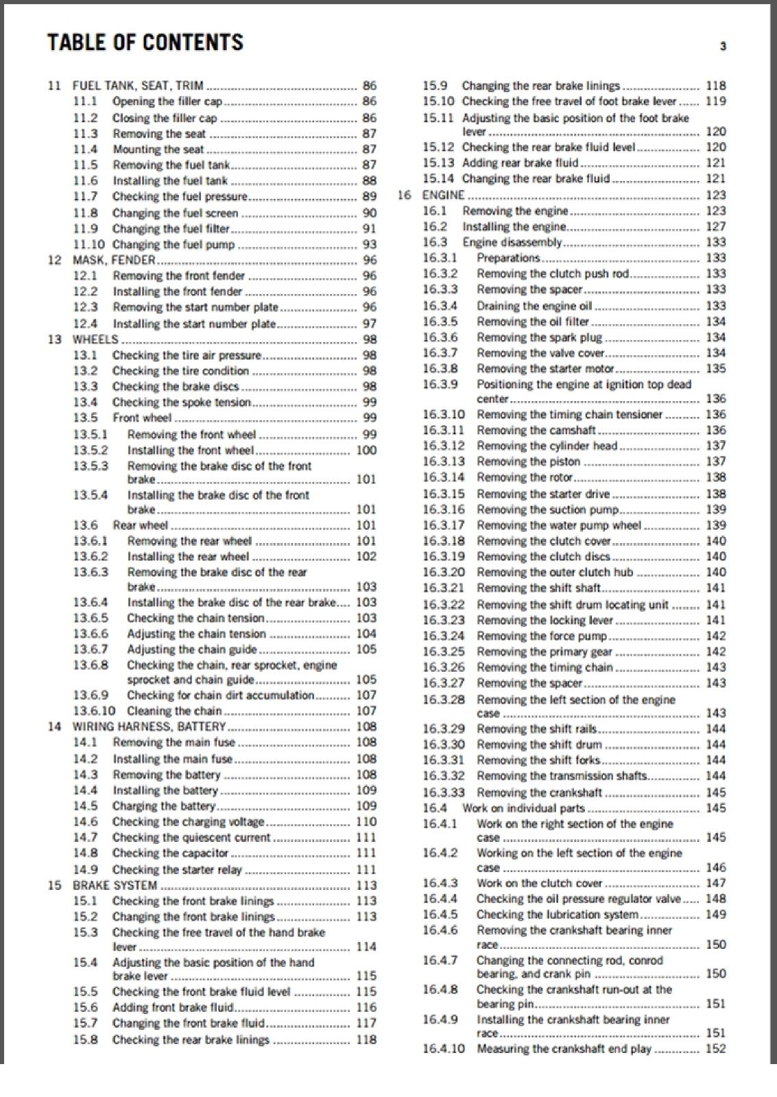 KTM 2013 - 350 SX-F XC-F - WORKSHOP REPAIR SERVICE MANUAL