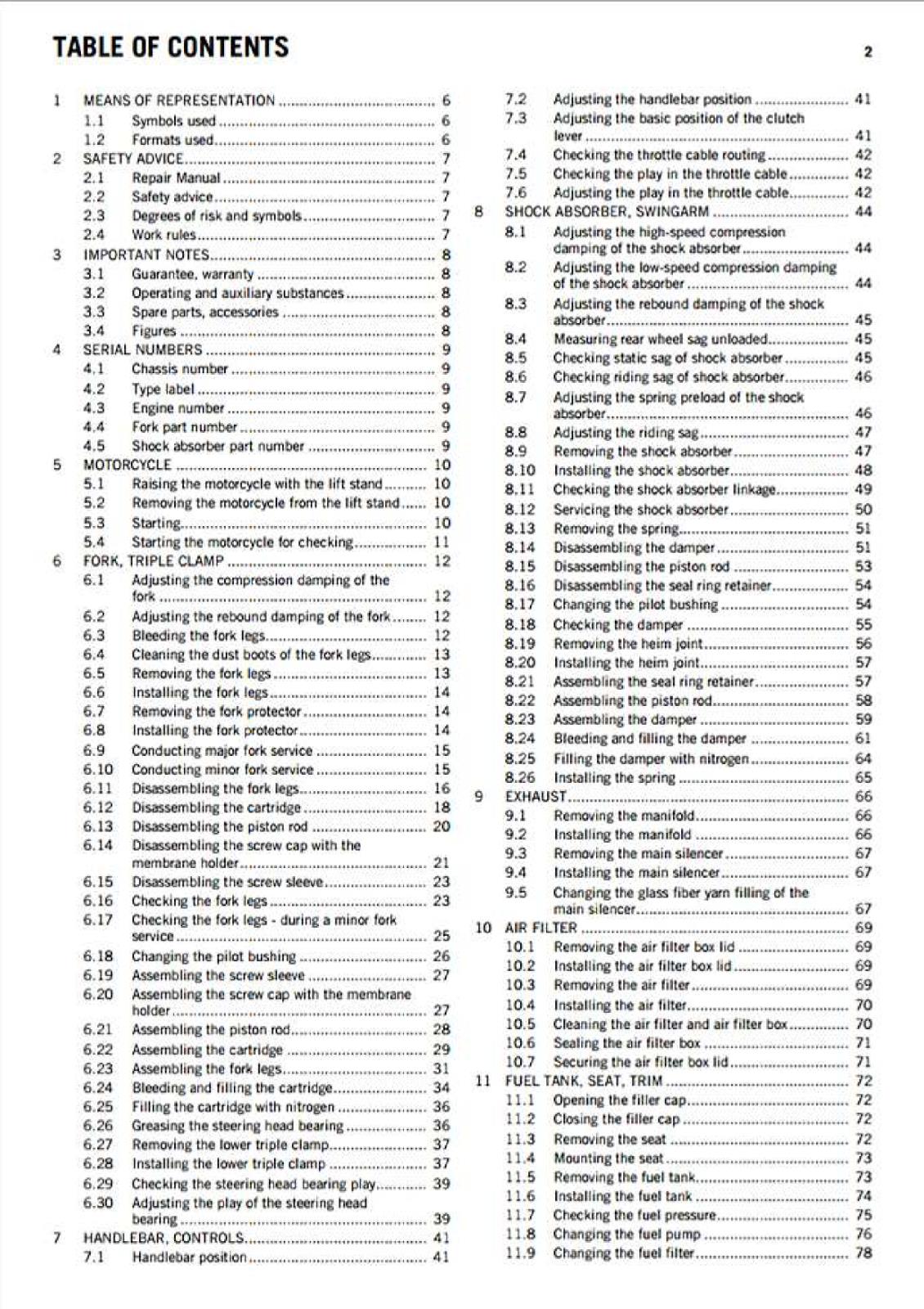 KTM 2013 - 450 SMR - WORKSHOP REPAIR SERVICE MANUAL