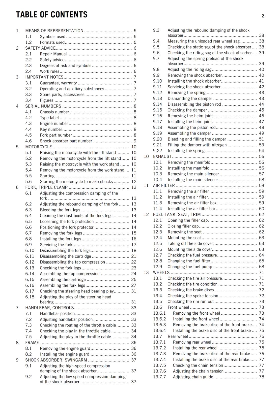 KTM 2013 - 690 ENDURO R - EU AUS UK USA - WORKSHOP REPAIR SERVICE MANUAL