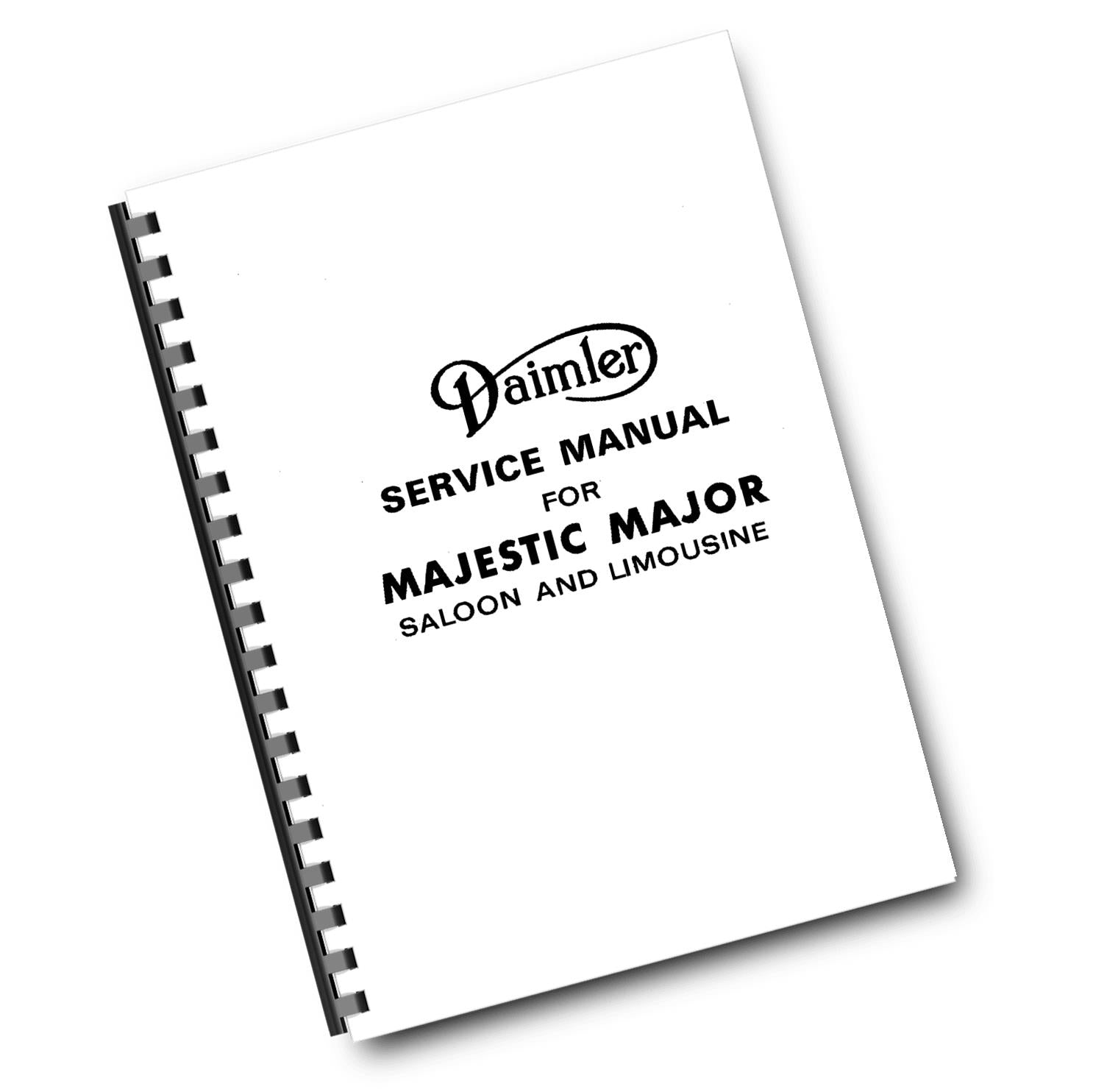 DAIMLER 4.5L MAJESTIC MAJOR SALOON LIMO SERVICE WORKSHOP REPAIR MANUAL