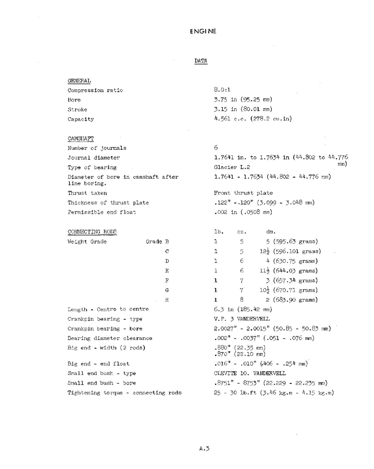 DAIMLER 4.5L MAJESTIC MAJOR SALOON LIMO SERVICE WORKSHOP REPAIR MANUAL