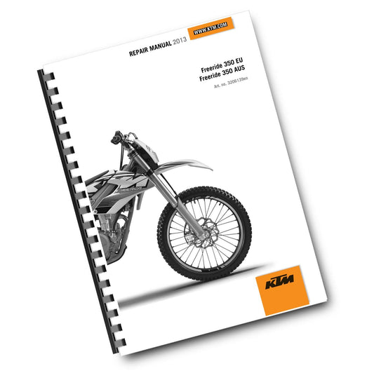 KTM 2013 - FREERIDE 350 EU AUS - WORKSHOP REPAIR SERVICE MANUAL
