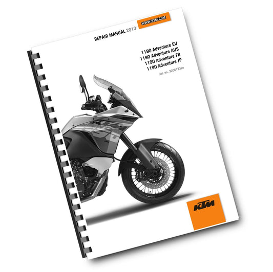 KTM 2013 - 1190 ADVENTURE EU AUS FR JP - WORKSHOP REPAIR SERVICE MANUAL