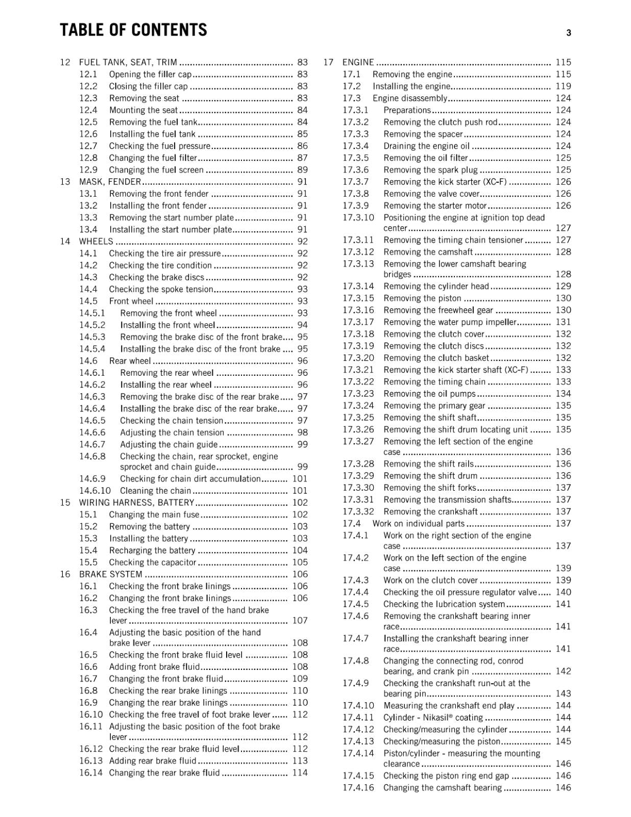 KTM 2012 - 250 SX-F ROCZEN REPLICA XC-F - WORKSHOP SERVICE REPAIR MANUAL