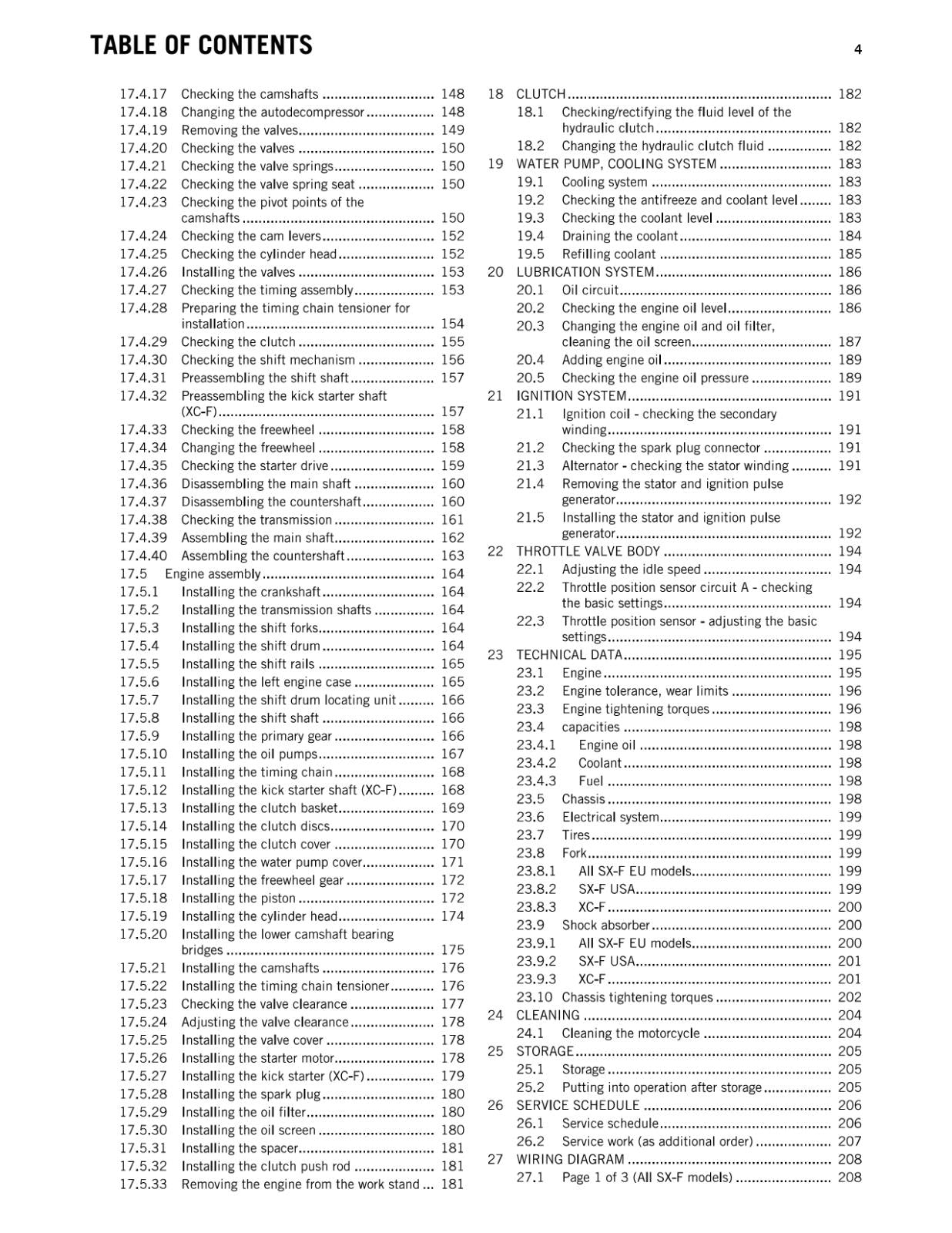 KTM 2012 - 250 SX-F ROCZEN REPLICA XC-F - WORKSHOP SERVICE REPAIR MANUAL