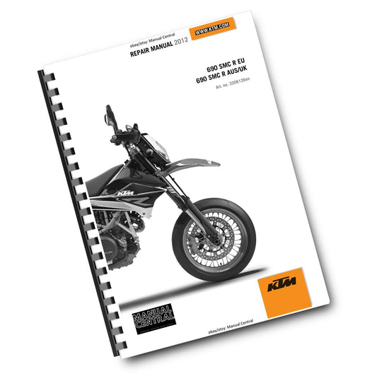 KTM 2012 - 690 SMC R - WORKSHOP SERVICE REPAIR MANUAL