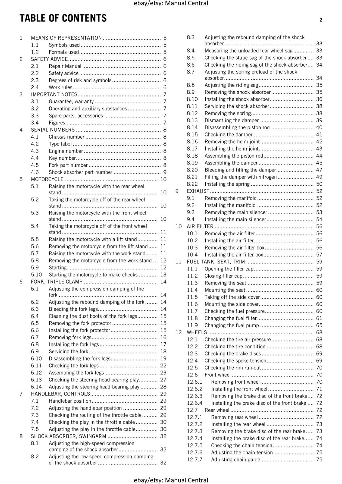 KTM 2012 - 690 SMC R - WORKSHOP SERVICE REPAIR MANUAL