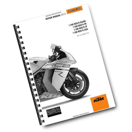 KTM 2012 - 1190 RC8 R - WORKSHOP SERVICE REPAIR MANUAL