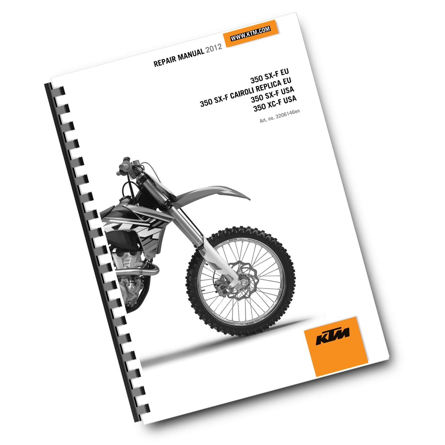 KTM 2012 - 350 SX-F CAIROLI REPLICA XC-F - WORKSHOP SERVICE REPAIR MANUAL