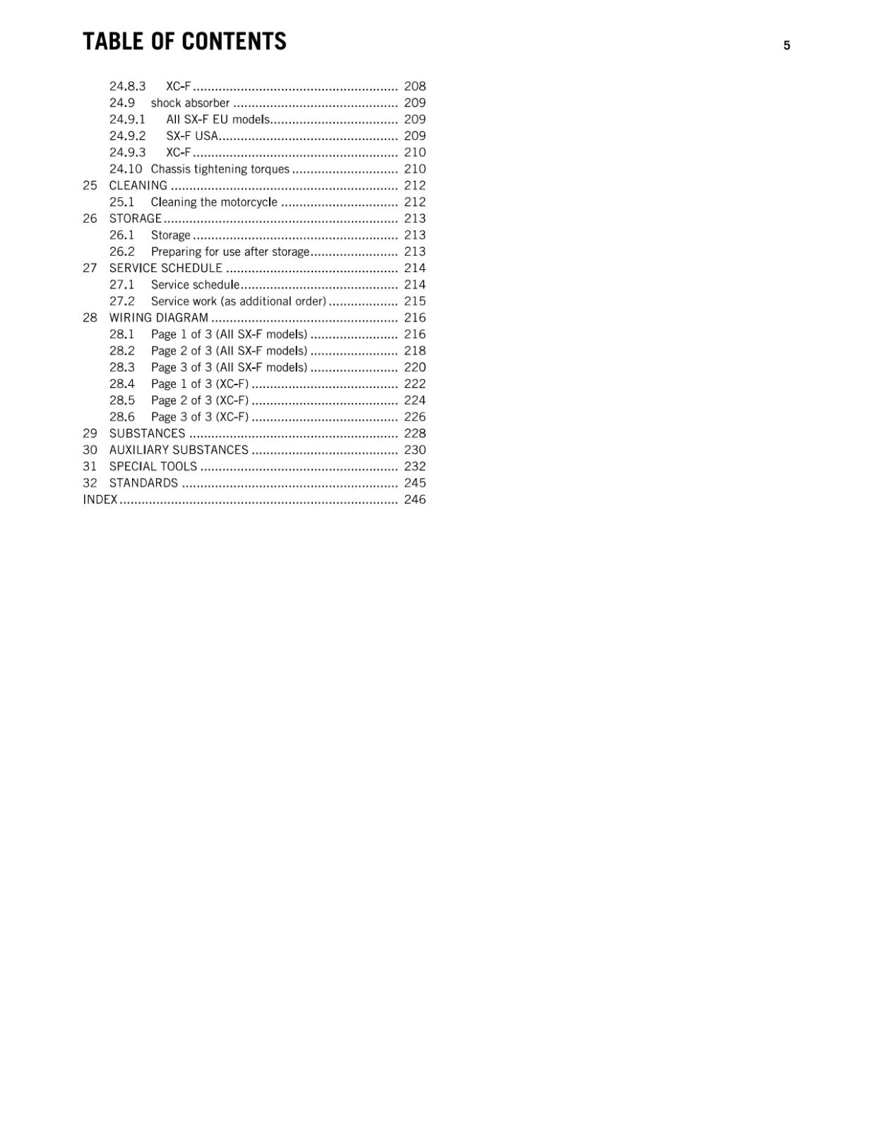 KTM 2012 - 350 SX-F CAIROLI REPLICA XC-F - WORKSHOP SERVICE REPAIR MANUAL