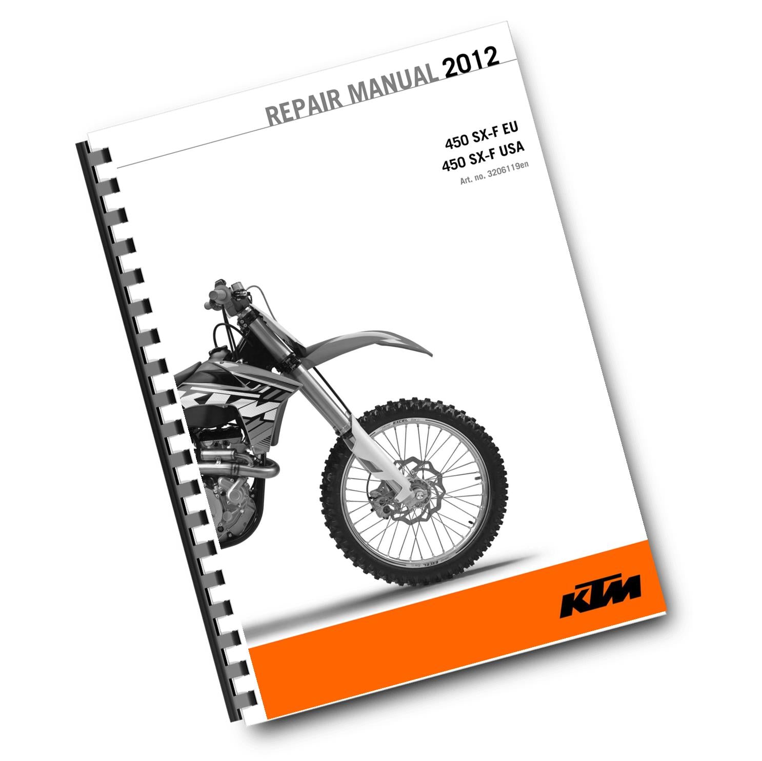 KTM 2012 - 450 SX-F EU USA - WORKSHOP SERVICE REPAIR MANUAL