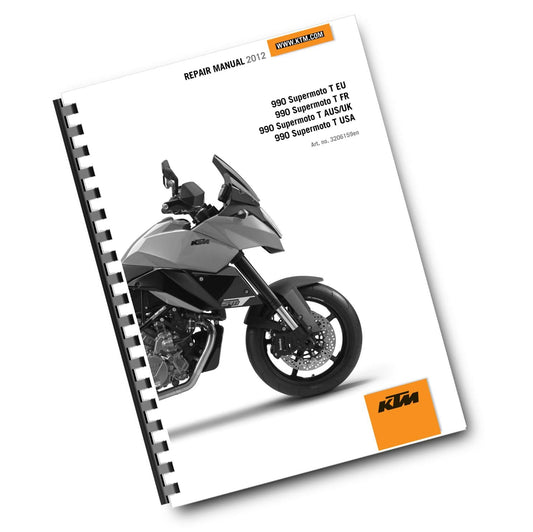 KTM 2012 - 990 SUPERMOTO T - EU FR AUS UK USA - WORKSHOP SERVICE REPAIR MANUAL
