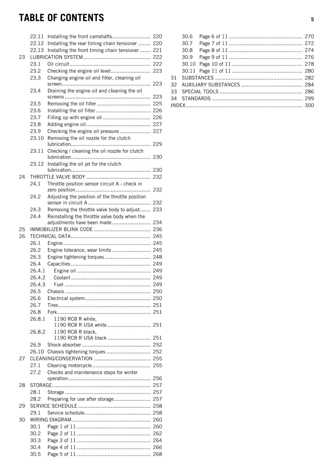 KTM 2011 - 1190 RC8 R WHITE BLACK - WORKSHOP SERVICE REPAIR MANUAL