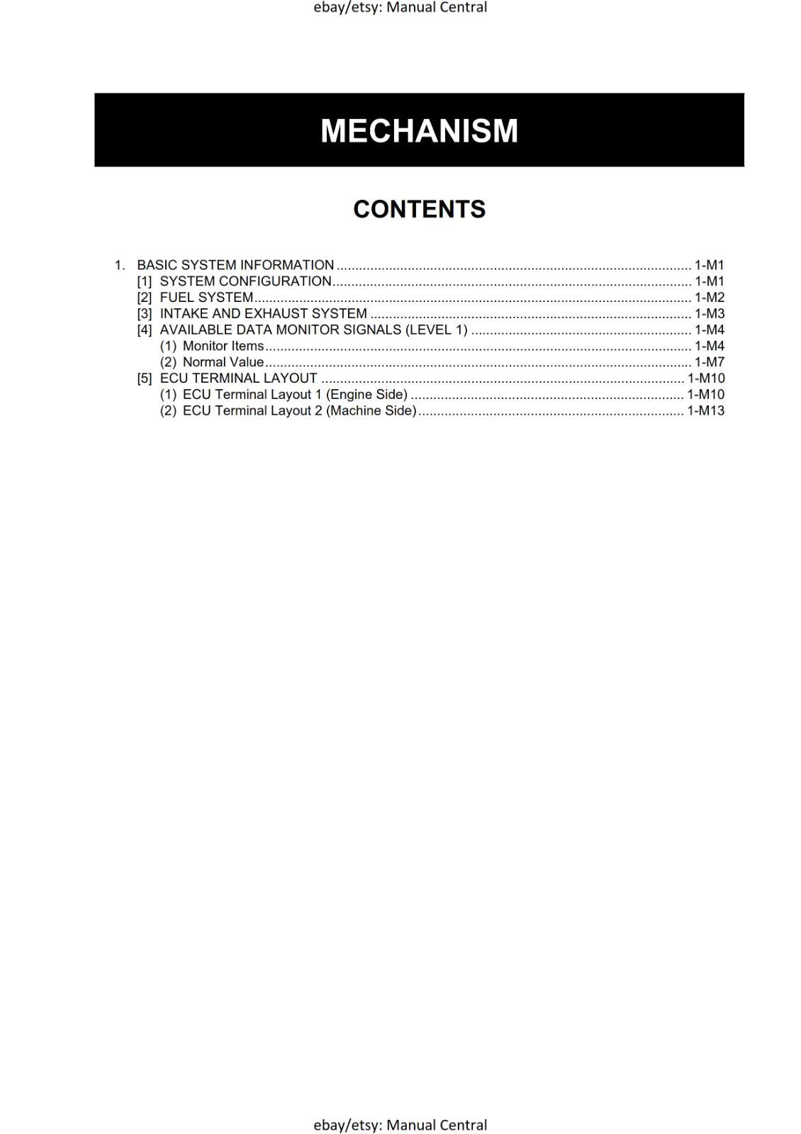 KUBOTA - DIAGNOSIS MANUAL - COMMON RAIL SYSTEM - V3800 CR TE4B TIE4B - HYUNDAI