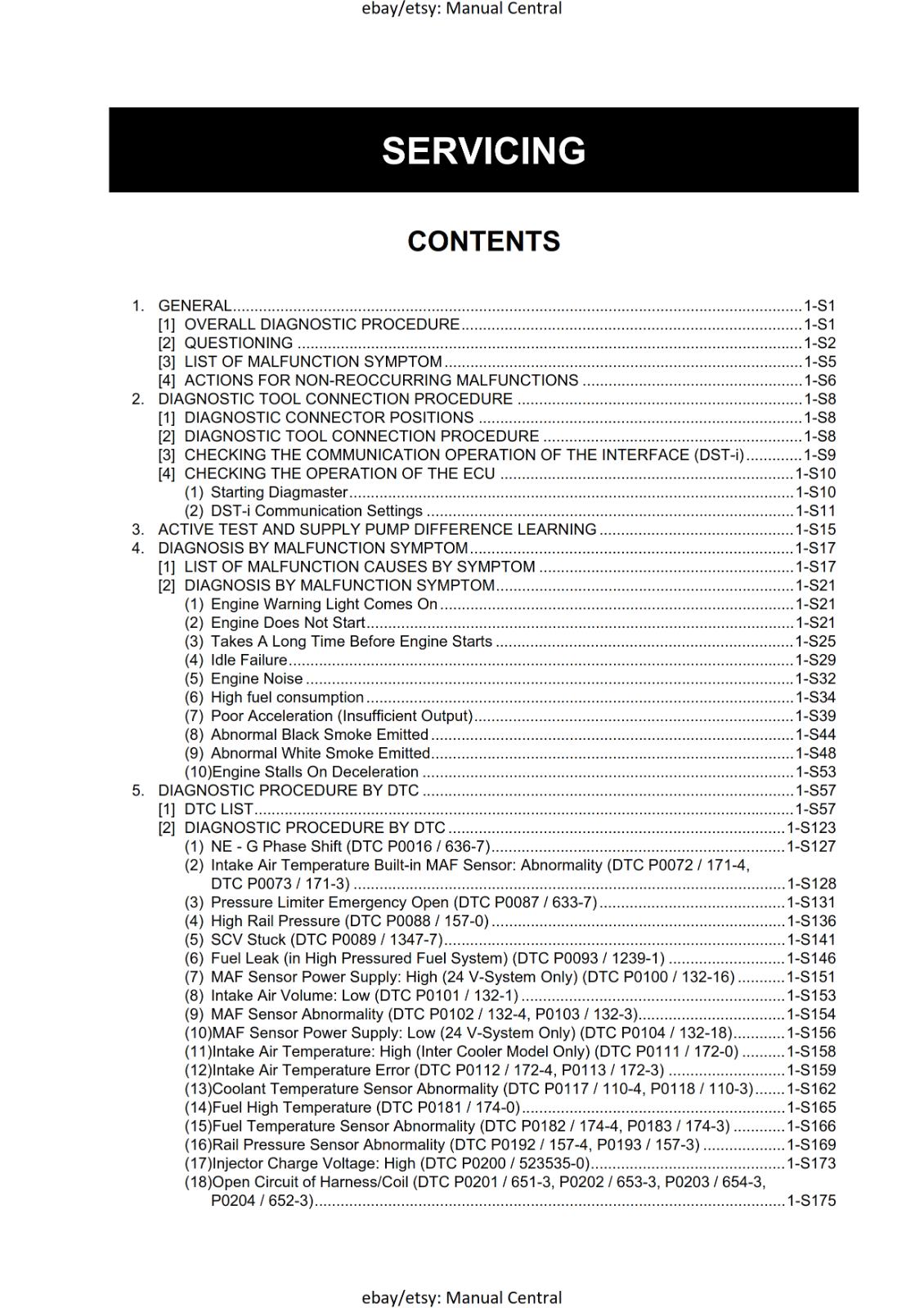KUBOTA - DIAGNOSIS MANUAL - COMMON RAIL SYSTEM - V3800 CR TE4B TIE4B - HYUNDAI