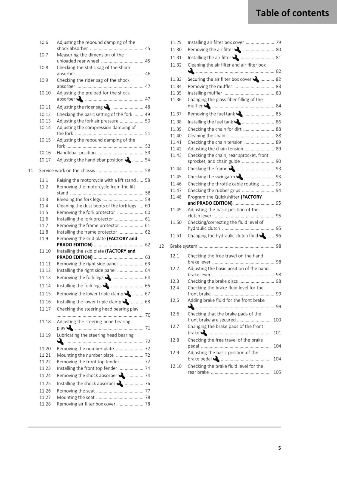 GASGAS 2025 OWNERS MANUAL - MC EX 450F PRADO FACTORY EDITION