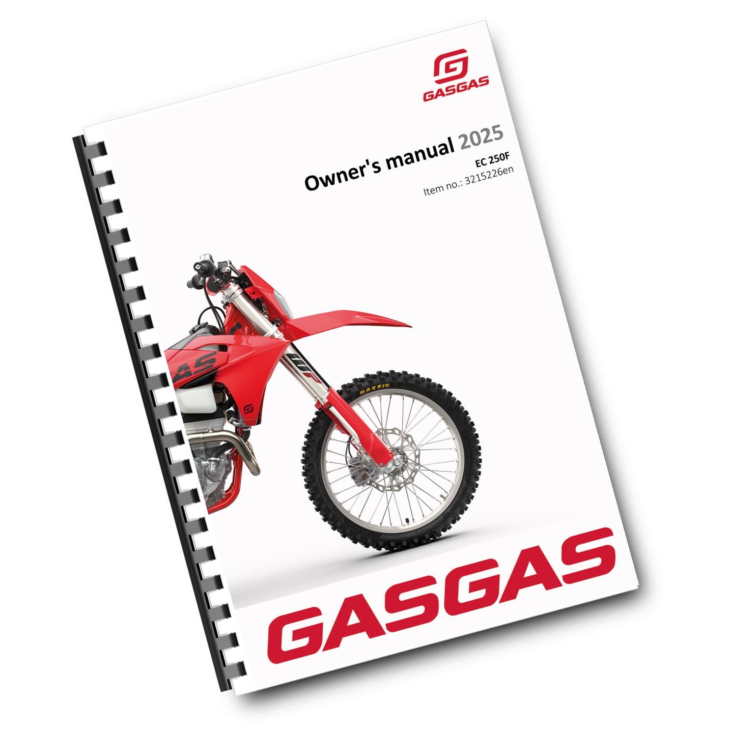 GASGAS 2025 OWNERS MANUAL - EC 250F