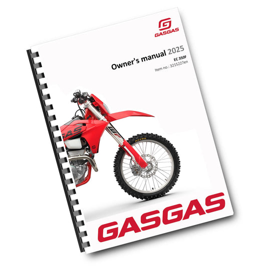 GASGAS 2025 OWNERS MANUAL - EC 350F