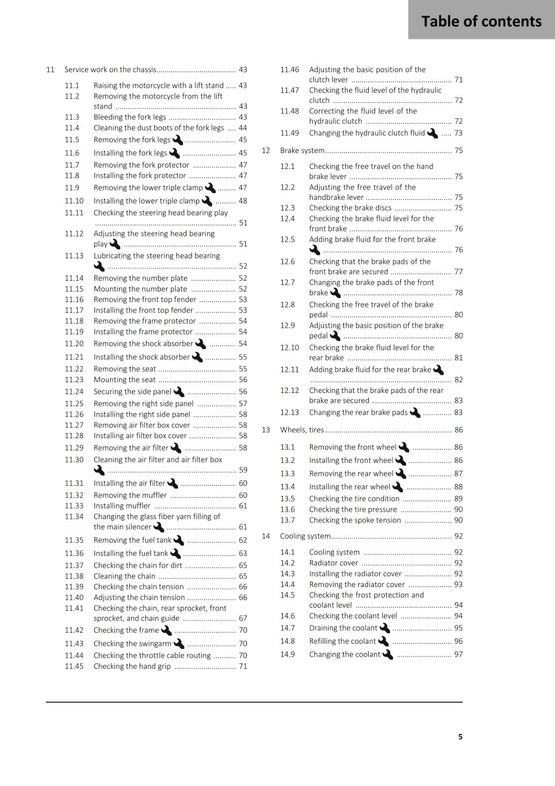 GASGAS 2025 OWNERS MANUAL - MC 85 19/16 17/14