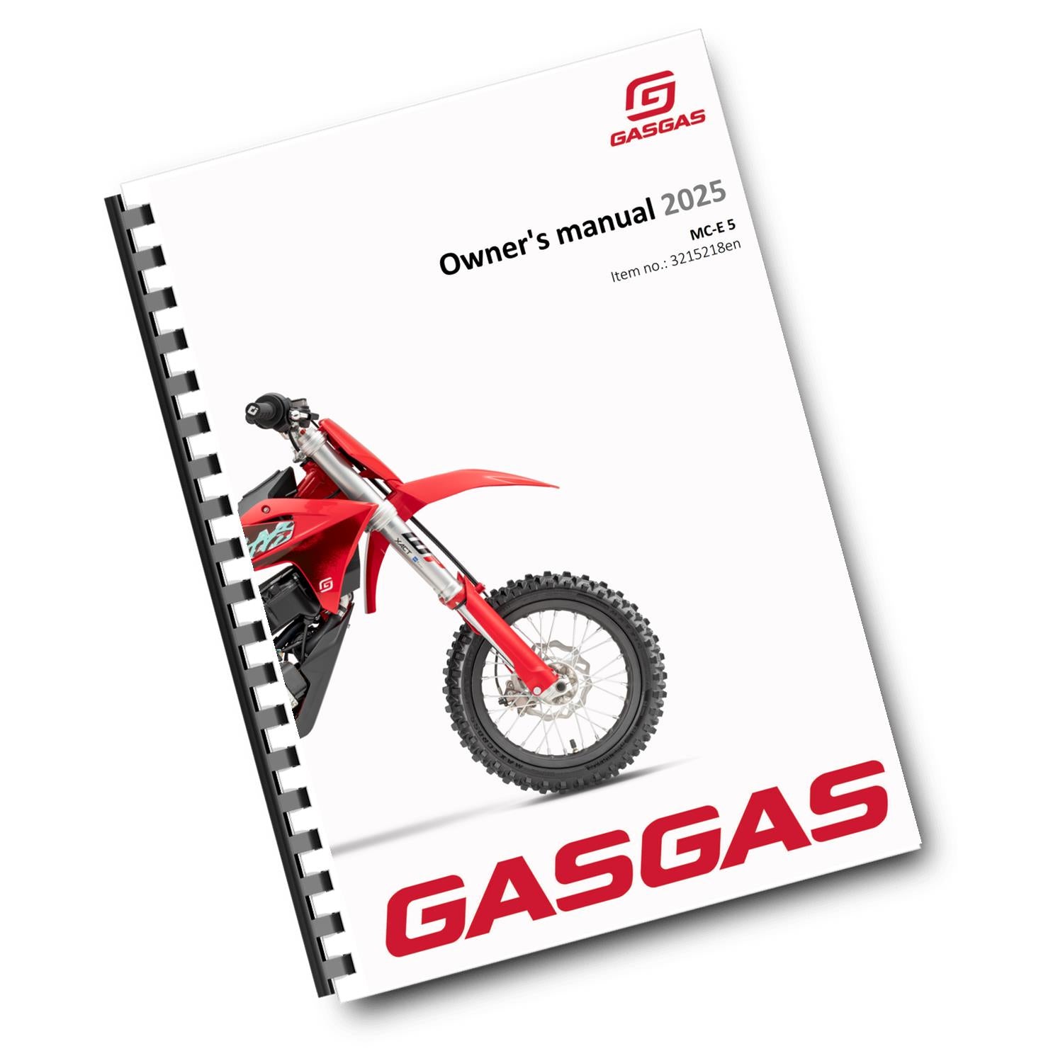 GASGAS 2025 OWNERS MANUAL - MC-E 5