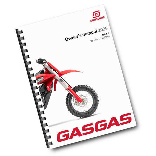 GASGAS 2025 OWNERS MANUAL - MC-E 5