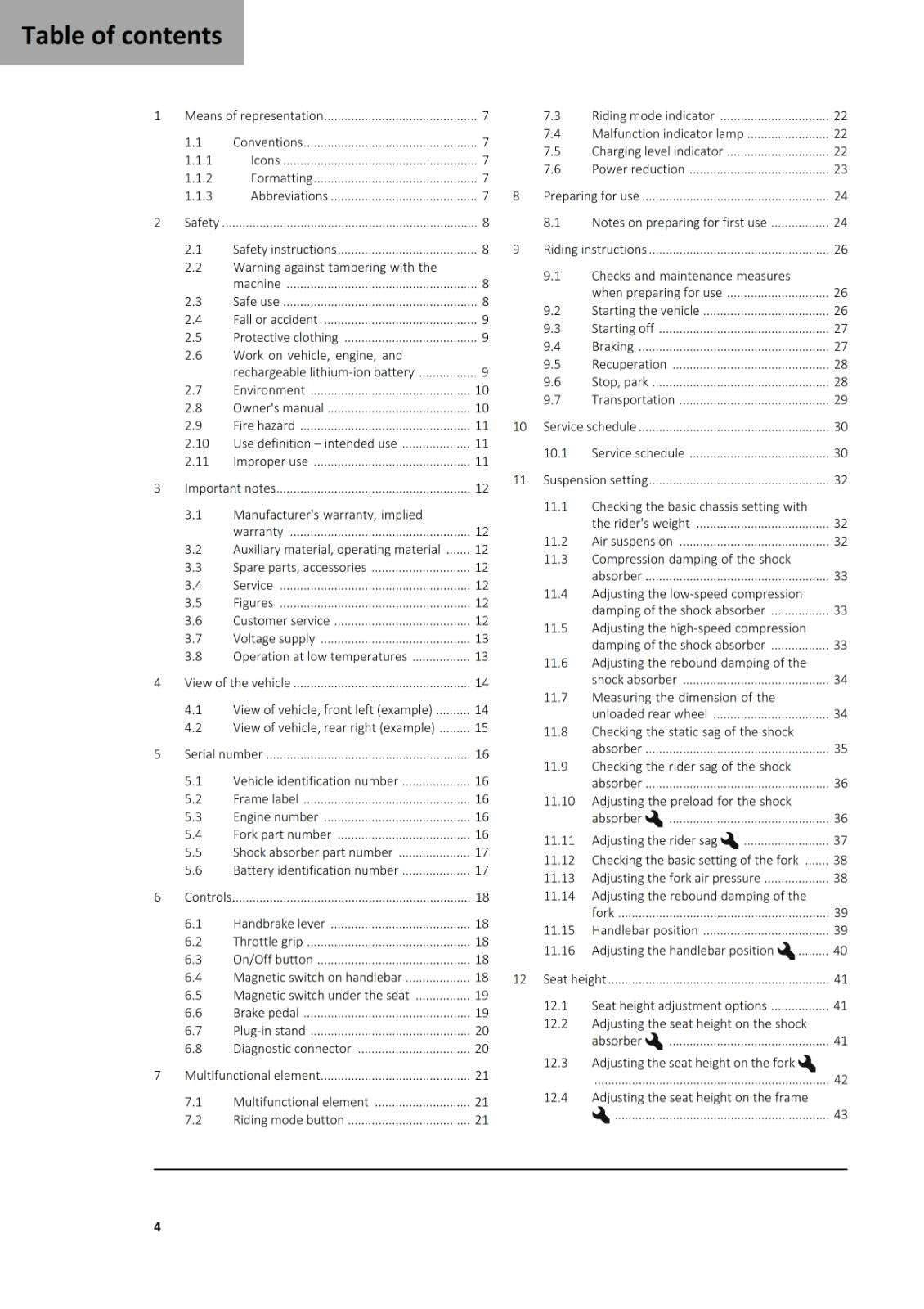 GASGAS 2025 OWNERS MANUAL - MC-E 5