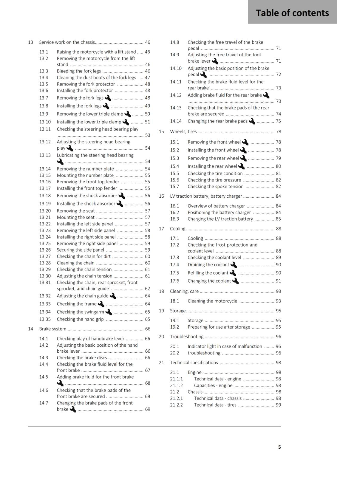 GASGAS 2025 OWNERS MANUAL - MC-E 5