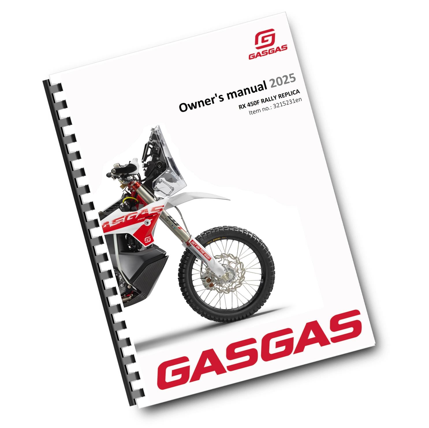 GASGAS 2025 OWNERS MANUAL - RX 450F RALLY REPLICA - INCLUDES WIRING DIAGRAMS