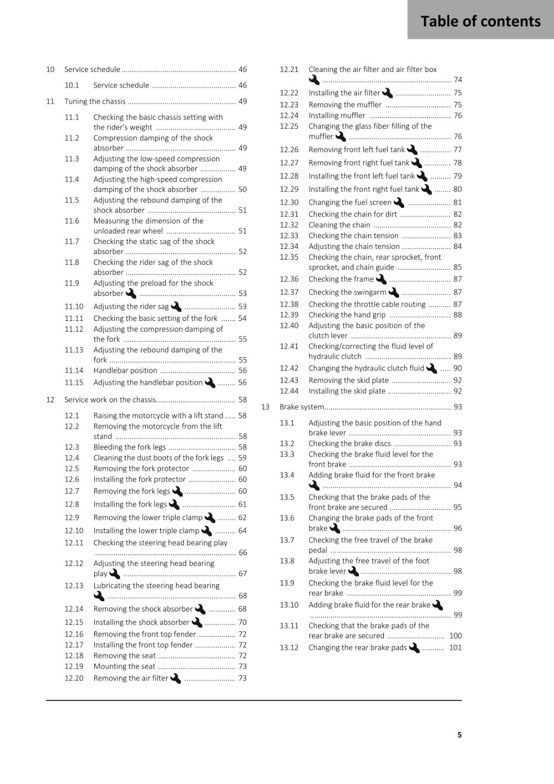 GASGAS 2025 OWNERS MANUAL - RX 450F RALLY REPLICA - INCLUDES WIRING DIAGRAMS