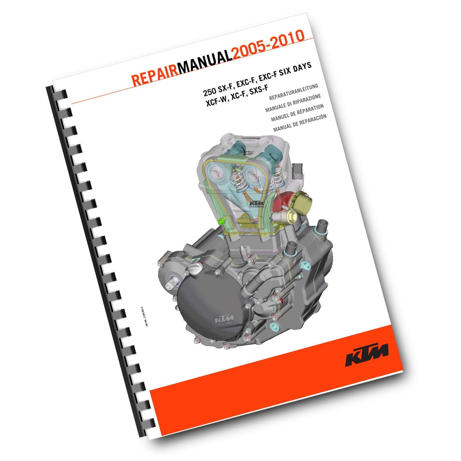 KTM 2005-2010 250 SX-F EXC-F SIX DAYS XCF-W XC-F SXS-F - WORKSHOP SERVICE REPAIR
