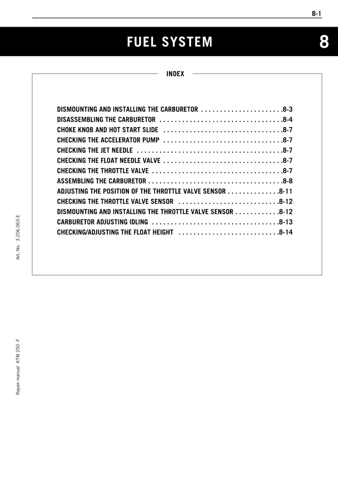 KTM 2005-2010 250 SX-F EXC-F SIX DAYS XCF-W XC-F SXS-F - WORKSHOP SERVICE REPAIR