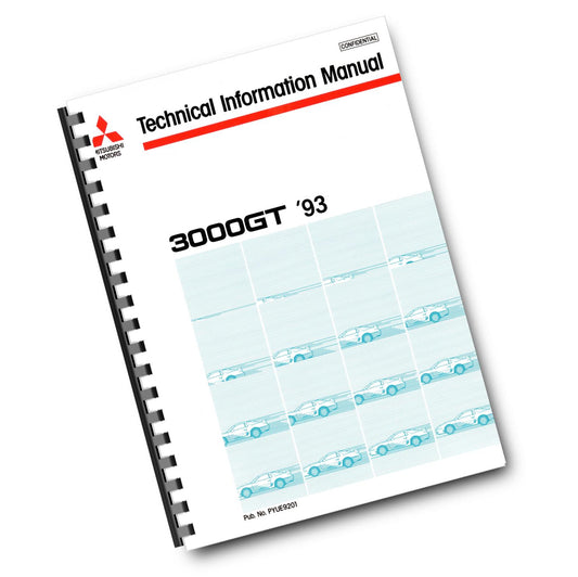 MITSUBISHI 3000 GT - 1993 EDITION - TECHNICAL INFORMATION MANUAL
