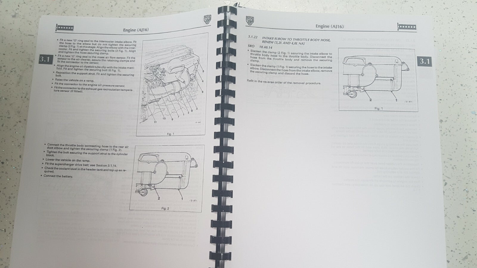 JAGUAR XJ6 XJ12 (X300) WORKSHOP + DIAGNOSTIC + AJ16 ENGINE MANUALS - SET