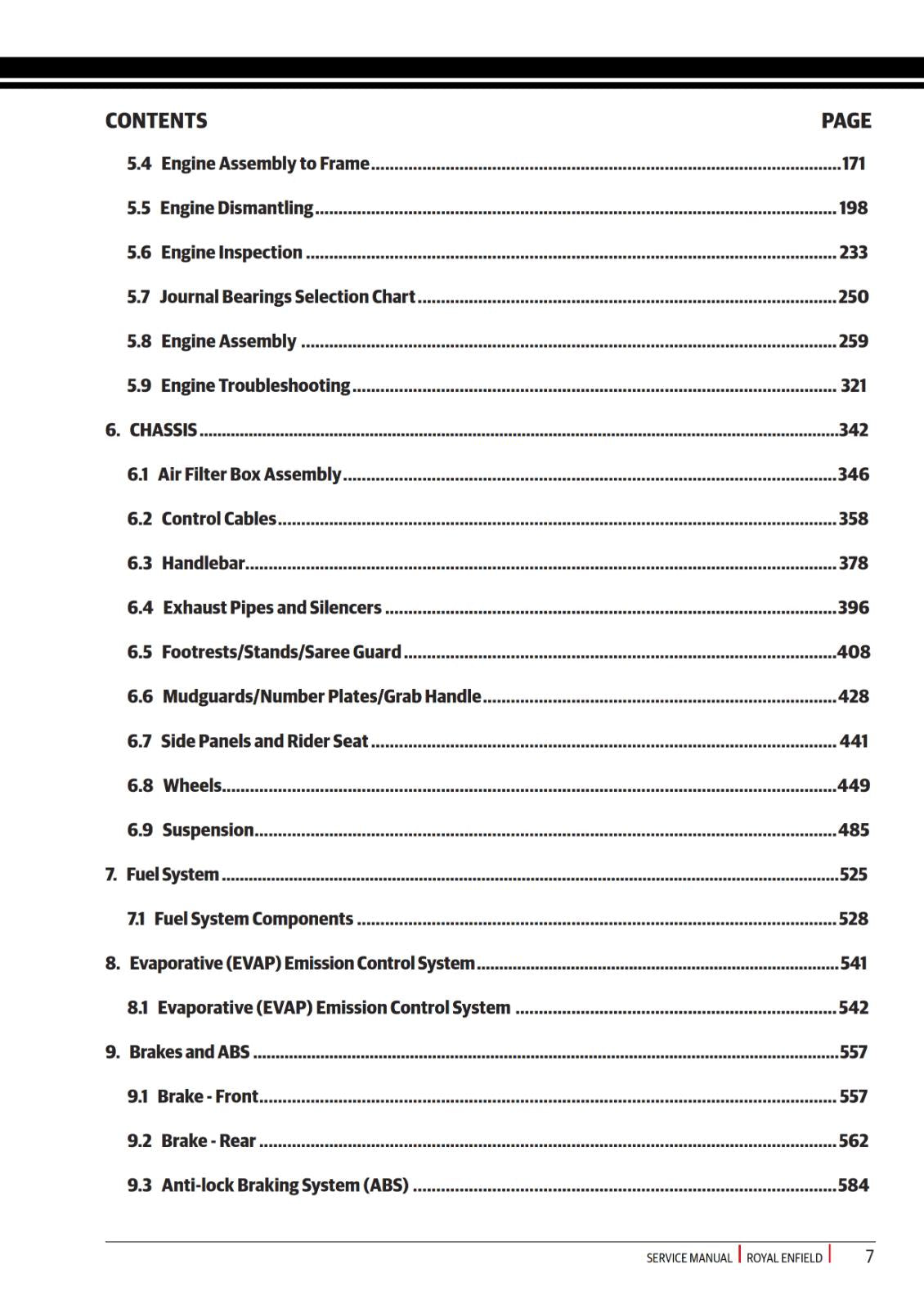 pages 531 to 731 only - ROYAL ENFIELD - CONTINENTAL GT / INTERCEPTOR 650 TWIN