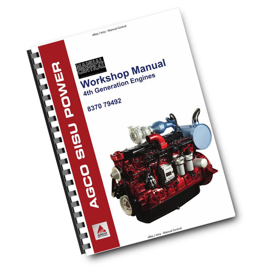 AGCO SISU POWER - 4TH GENERATION ENGINES - WORKSHOP SERVICE REPAIR MANUAL