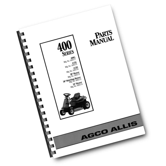 AGCO ALLIS - 400 SERIES - PARTS MANUAL - 409G 412G 412H 30" 34" MOWER