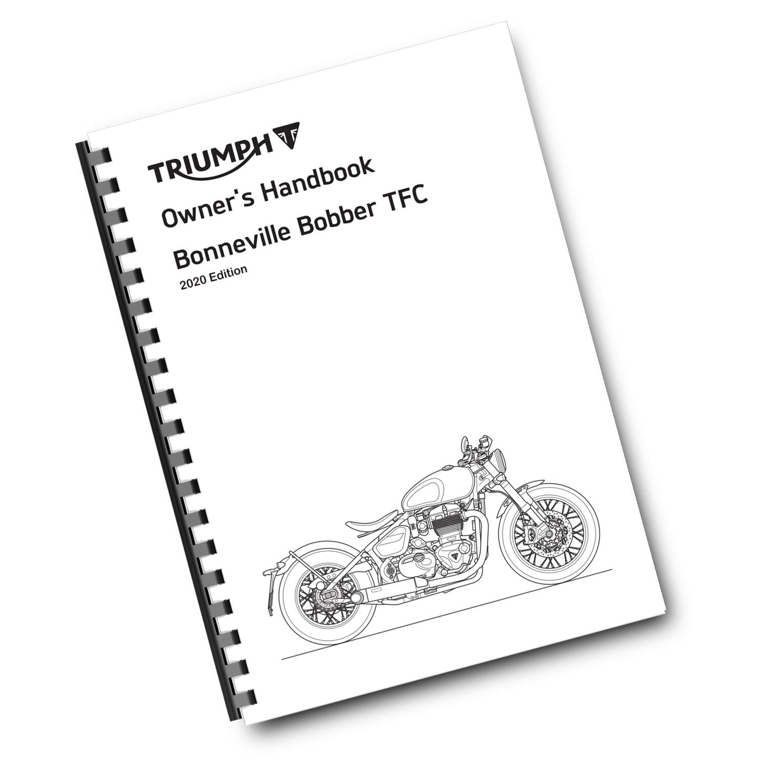 TRIUMPH OWNERS HANDBOOK MANUAL - 2020 - BONNEVILLE BOBBER TFC