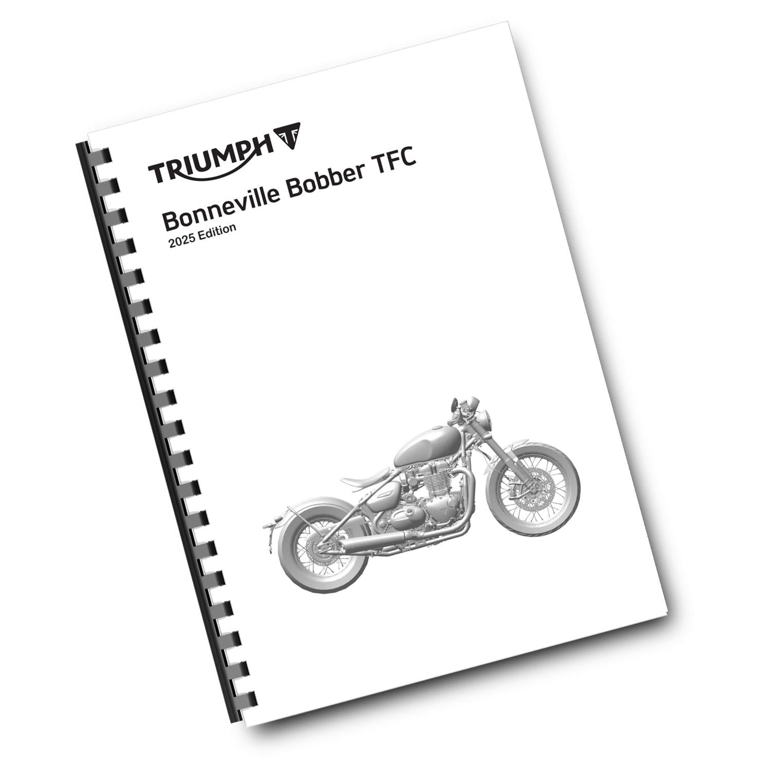 TRIUMPH OWNERS HANDBOOK MANUAL - 2025 - BONNEVILLE BOBBER TFC