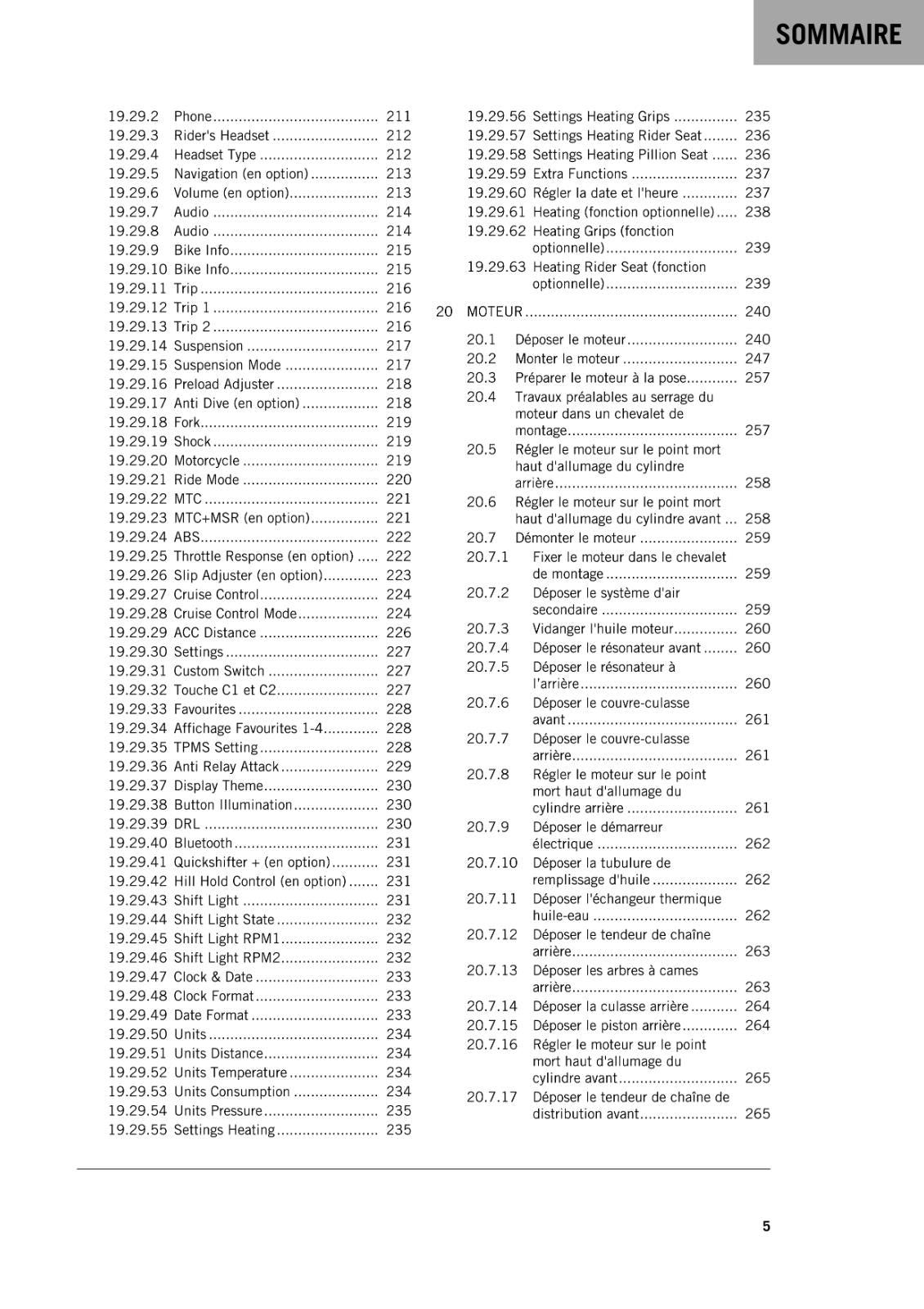 FRENCH LANGUAGE - KTM 2022 - 1290 SUPER ADVENTURE S - 2 MANUAL SET