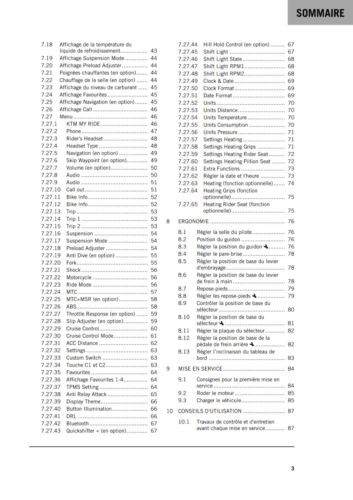 FRENCH LANGUAGE - KTM 2022 - 1290 SUPER ADVENTURE S - 2 MANUAL SET