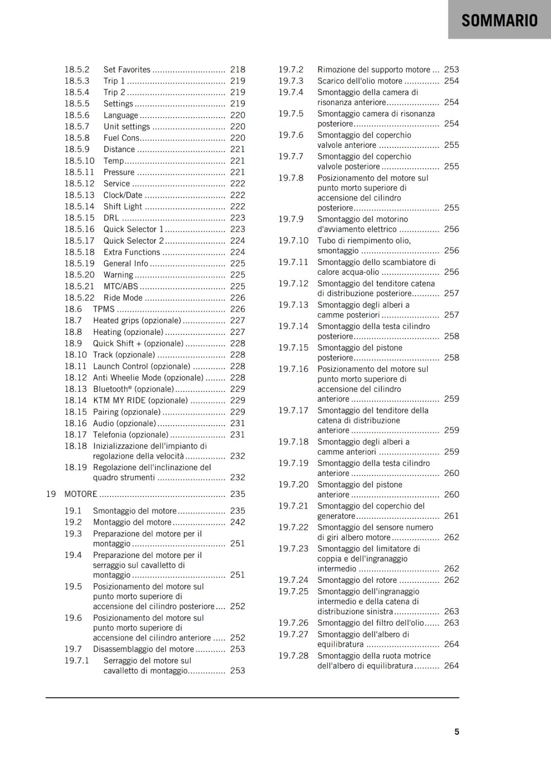 ITALIAN LANGUAGE - KTM 2017 - 1290 SUPER DUKE R - MANUALE DI RIPARAZIONE